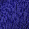 1 Hank of 11/0 Matte Opaque Dark Royal Blue Seed Beads