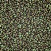 50 Grams of 11/0 Opaque Turquoise Travertine Seed Beads