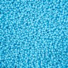 1 Hank of 11/0 Solgel Opaque Dyed Chalk Aqua Seed Beads