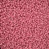 1 Hank of 11/0 Solgel Opaque Dyed Chalk Dark Pink Seed Beads