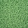 1 Hank of 11/0 Solgel Opaque Dyed Chalk Dark Green Seed Beads