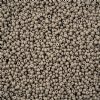 1 Hank of 11/0 Solgel Opaque Dyed Chalk Grey Seed Beads