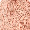 1 Hank of 11/0 Solgel Opaque Dyed Chalk Light Orange Seed Beads