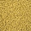 1 Hank of 11/0 Solgel Opaque Dyed Chalk Mustard Seed Beads