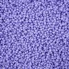 1 Hank of 11/0 Solgel Opaque Dyed Chalk Purple Seed Beads
