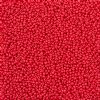 22 Grams of 11/0 Matte Opaque Red Terra Intensive Seed Beads