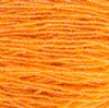 1 Hank of 11/0 Transparent Light Orange AB Seed Beads