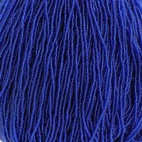 1 Hank of 11/0 Transparent Navy Blue Seed Beads
