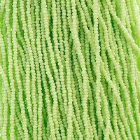 10 Grams 13/0 Charlotte Seed Beads - Opaque Lime