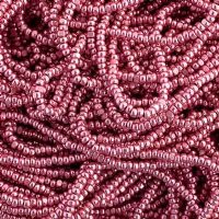 10 Grams 13/0 Charlotte Seed Beads - Metallic Pink Terra