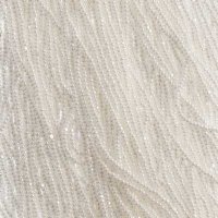 10 Grams 13/0 Charlotte Seed Beads - Opaque White Lustre