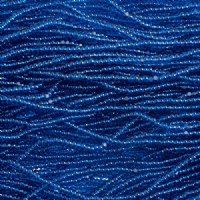 10 Grams 13/0 Charlotte Seed Beads - Transparent Dark Capri Blue