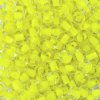 50g 2/0 Crystal Colorlined Neon Yellow Seed Beads