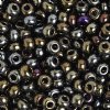 50g 2/0 Opaque Brown AB Seed Beads