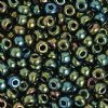 20 Gram Vial of 2/0 Opaque Green AB Seed Beads