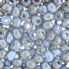 50g of 2/0 Opaque Light Blue Travertine Seed Beads 