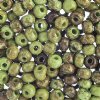 50g of 2/0 Opaque Light Green Travertine Seed Beads 