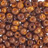 20 Gram Vial of 2/0 Opaque Orange Travertine Seed Beads 