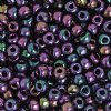 50g 2/0 Opaque Purple AB Seed Beads