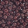 50g of 2/0 Opaque Red Travertine Seed Beads