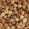 20 Gram Vial of 2/0 Opaque White Travertine Seed Beads 