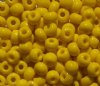 20 Gram Vial of 2/0 Opaque Yellow Seed Beads