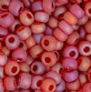 50g 2/0 Transparent Matte Red AB Seed Beads