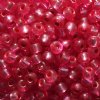 20 Gram Vial of 2/0 Silver Lined Dark Pink Seed Beads