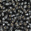 20 Gram Vial of 2/0 Silver Lined Grey Seed Beads