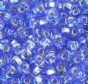 20 Gram Vial of 2/0 Silver Lined Light Sapphire Seed Beads