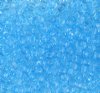 20 Gram Vial of 2/0 Transparent Aqua Seed Beads