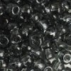 50g 2/0 Transparent Grey Seed Beads