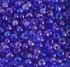 20 Gram Vial of 2/0 Transparent Royal Blue AB Seed Beads