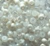 20 Gram Vial of 2/0 White Multi Mix Seed Beads