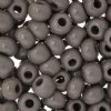25g of 32/0 Opaque Grey Seed Beads