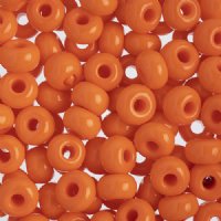 25g of 32/0 Opaque Orange Seed Beads