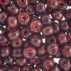 25g of 32/0 Opaque Red Travertine Seed Beads