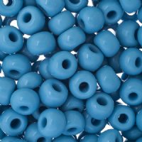 25g of 32/0 Opaque Turquoise Blue Seed Beads