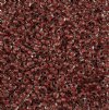 22 Grams 6/0 Terra Intensive Brown Lined Crystal Seed Beads