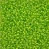 22 Grams 6/0 Terra Intensive Light Green Lined Crystal Seed Beads