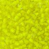 50g 6/0 Colorlined Neon Yellow Seed Beads