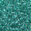50g 6/0 Terra Teal Pearl Lined Crystal Seed Beads