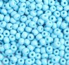 50g 6/0 Opaque Matte Light Blue Seed Beads
