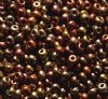 50g 6/0 Metallic Copper Mix Seed Beads