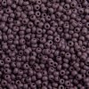 50g 6/0 Opaque Dark Mauve Seed Beads