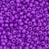 50g 6/0 Opaque Dyed Dark Lilac Seed Beads