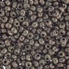 50g of 6/0 Opaque Jet Travertine Seed Beads