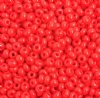 50g 6/0 Opaque Light Red Seed Beads