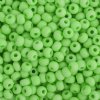 50g 6/0 Opaque Matte Neon Green Seed Beads