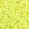 50g 6/0 Opaque Matte Neon Yellow Seed Beads